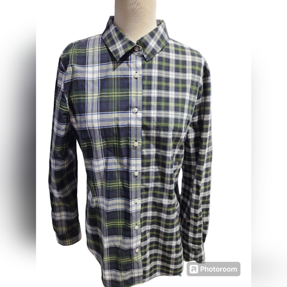 Brooks Brothers Womens Tailored Plaid Shirt - Picture 2 of 5